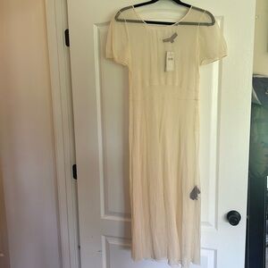Ralph Lauren mesh natural dress